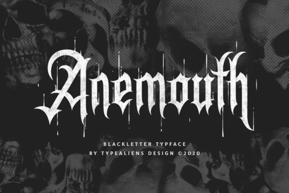 Anemouth: Bold Blackletter for Modern Design