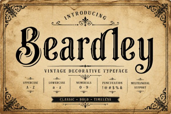 Beardley: Elevating Design with Vintage Elegance
