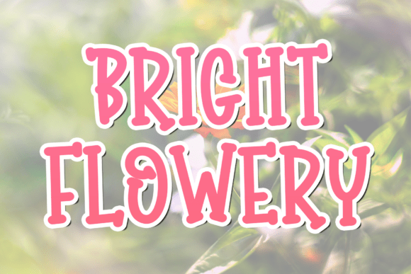 Bright Flowery: The Modern Script for Elegant Branding