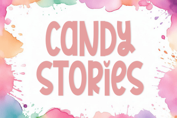 Candy Stories: Elevating Autumnal Design with Elegant Typography
