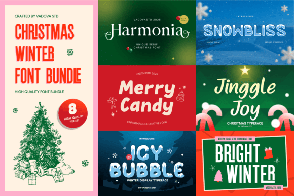 Christmas Winter Bundle: Elevate Your Holiday Designs