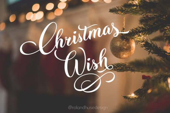 Christmas Wish Font: Elegant Typography for Holiday Design