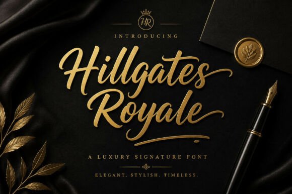 Discover the Elegance of Hillgates Royale Font