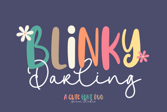 Discovering the Blinky Darling Duo Font