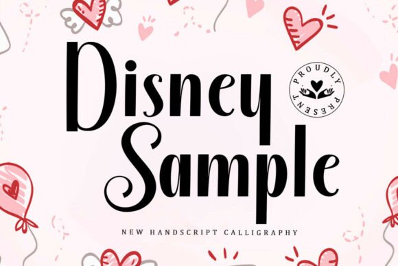 Disney Sample: The Elegant Script Font for Premium Design