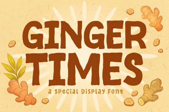 Ginger Times: A Modern Display Font for Creative Impact