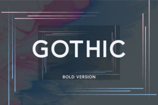 Gothic Bold: Modern Sans Serif for Impactful Design