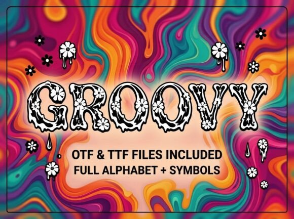 Groovy: The Decorative Display Font for Bold Visual Impact