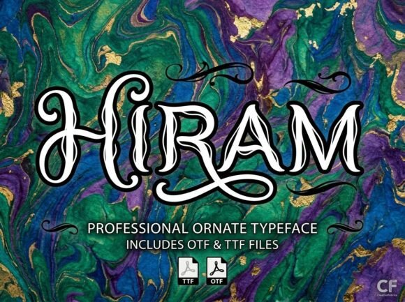 Hiram: A Bold Typeface for High-Impact Design