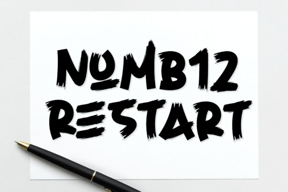 Numb12 Restart: Elevating Brand Identity with Artisanal Typography