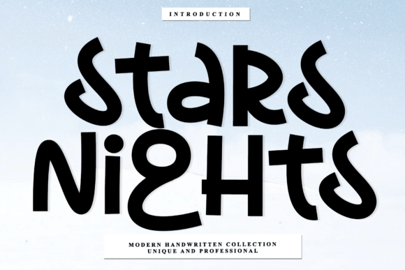 Stars Nights: A Timeless Handwritten Font for Modern Design