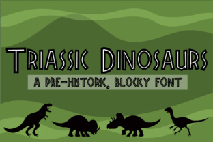 Triassic Dinosaurs: A Prehistoric Design Asset